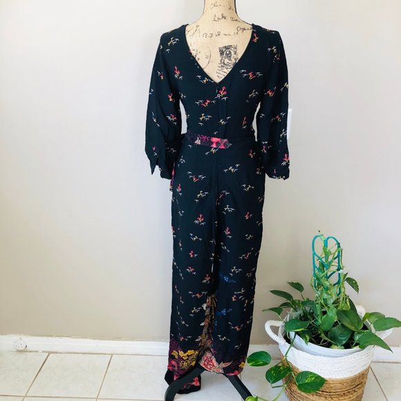 Anthropologie Featherbone Nara Floral Jumpsuit - Picture 8 of 16